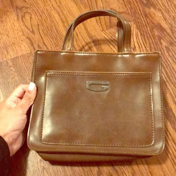 Guess Handbags - Leather satchel Vintage Brown Guess Bag